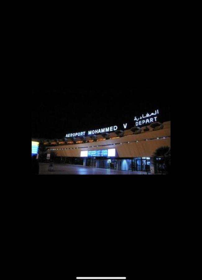 Appartement Proche De L'Aeroport Casablanca Deroua Exterior foto